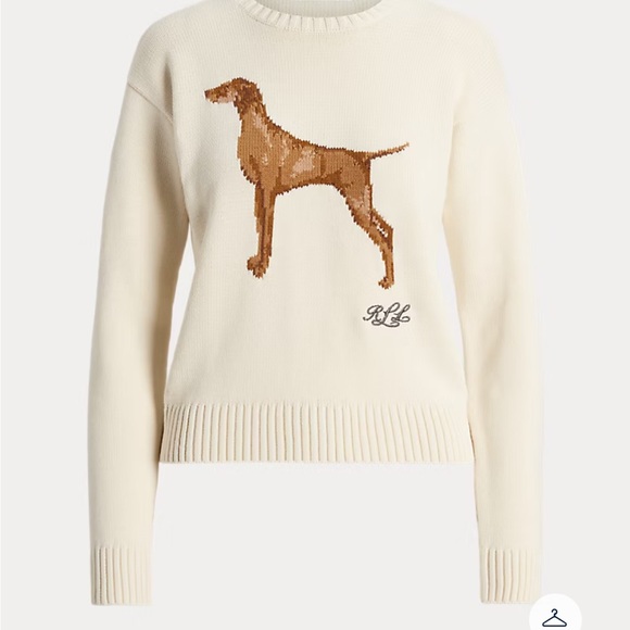 Ralph Lauren Sweaters - Ralph Lauren Intarsia Knit Cotton Blend Sweater